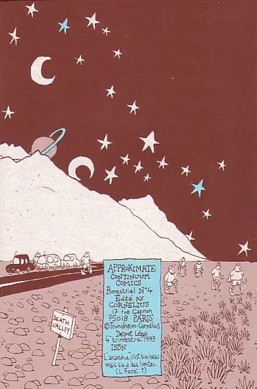 Verso de l'album Approximate Continuum Comics Tome 4