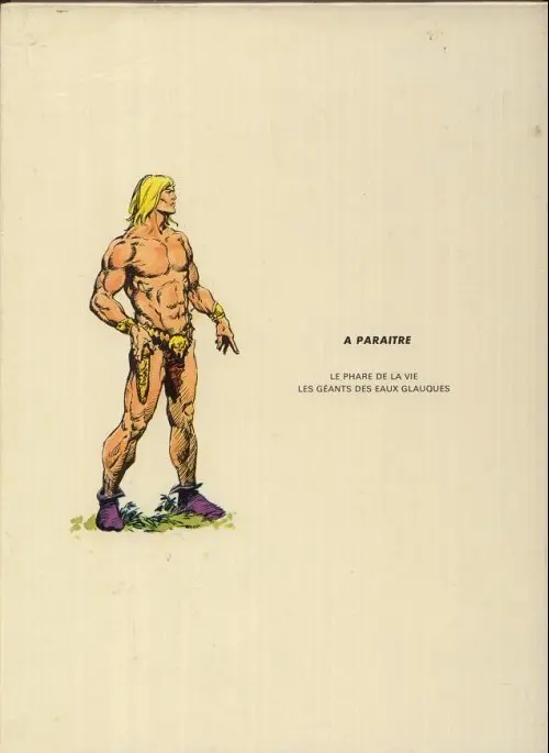 Verso de l'album Taar Tome 1 Taar le rebelle