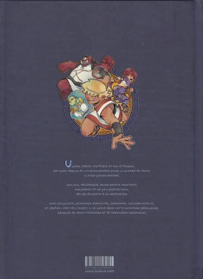 Verso de l'album Télémaque Tome 2 Aux portes de l'enfer