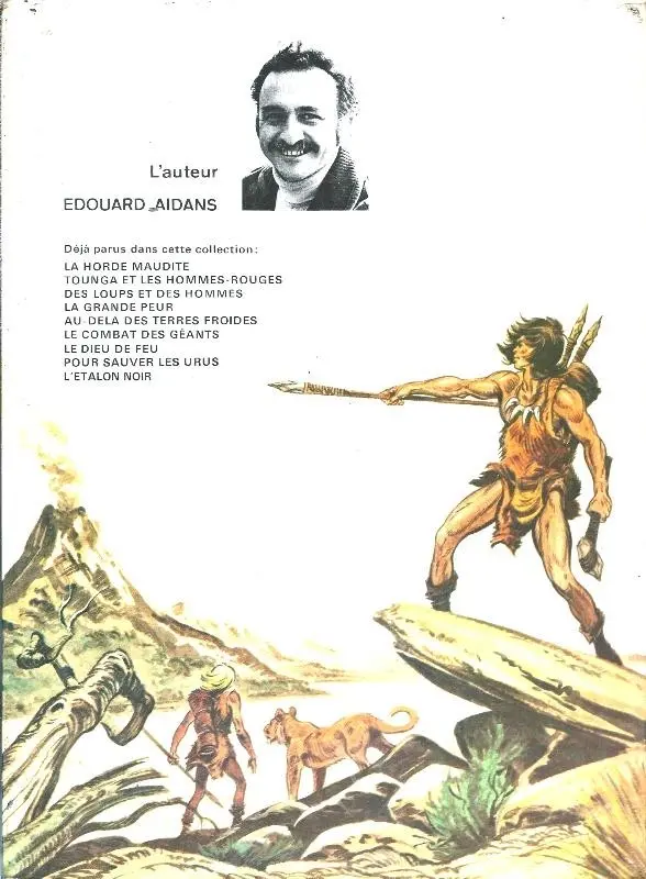 Verso de l'album Tounga Tome 9 L'étalon noir