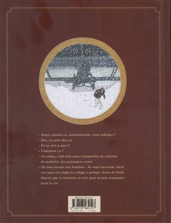Verso de l'album Le Vent des cimes