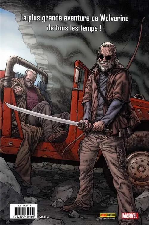 Verso de l'album Wolverine - Old Man Logan