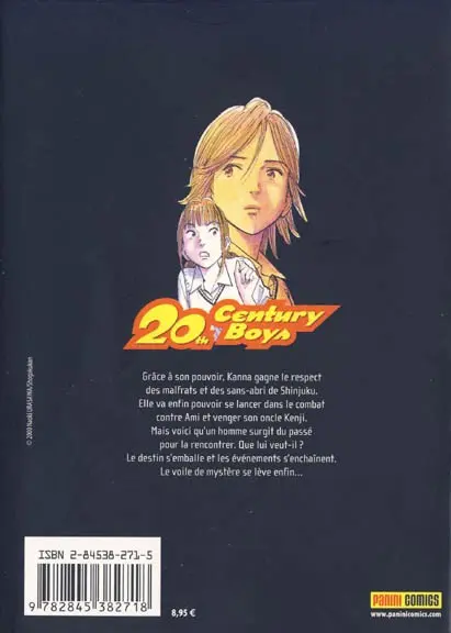 Verso de l'album 20th Century Boys 10