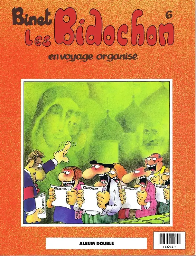 Verso de l'album Les Bidochon Tomes 5 et 6 Ragots intimes / En voyage organisé