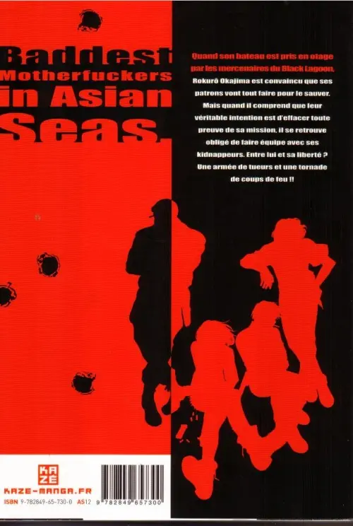 Verso de l'album Black Lagoon 001