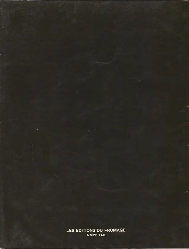 Verso de l'album Blanche Épiphanie Tome 1