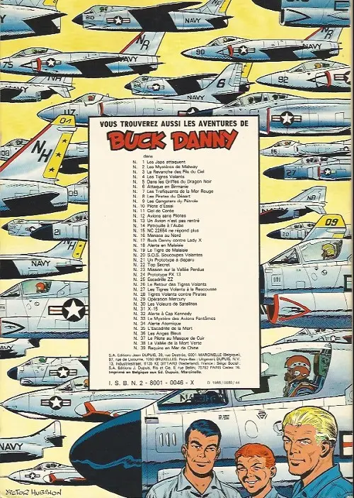 Verso de l'album Buck Danny Tome 9 Les gangsters du pétrole