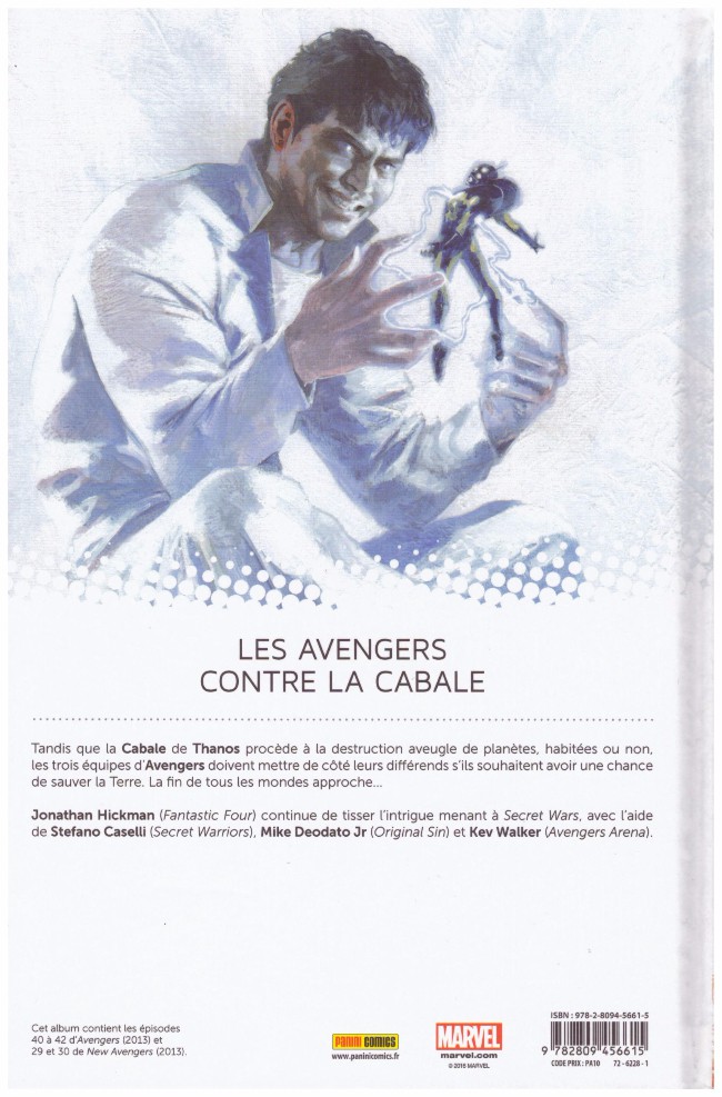 Verso de l'album Avengers - Time Runs Out Tome 3 Beyonders