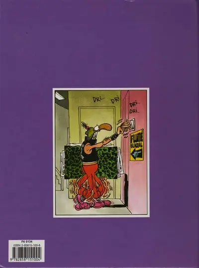 Verso de l'album Édika Tome 9 Knock Out !