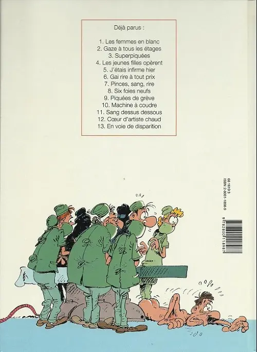Verso de l'album Les Femmes en Blanc Tome 9 Piquées de grève