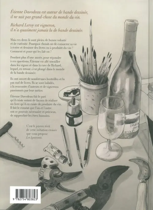 Verso de l'album Les Ignorants