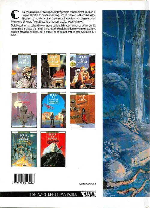 Verso de l'album Louis la Guigne Tome 7 Les vagabonds