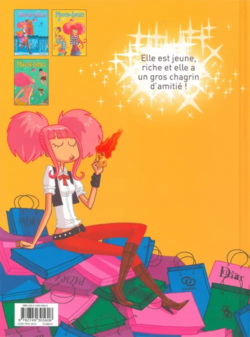 Verso de l'album Marie-Lune Tome 2 Au secours, j'ai perdu ma meilleure amie !