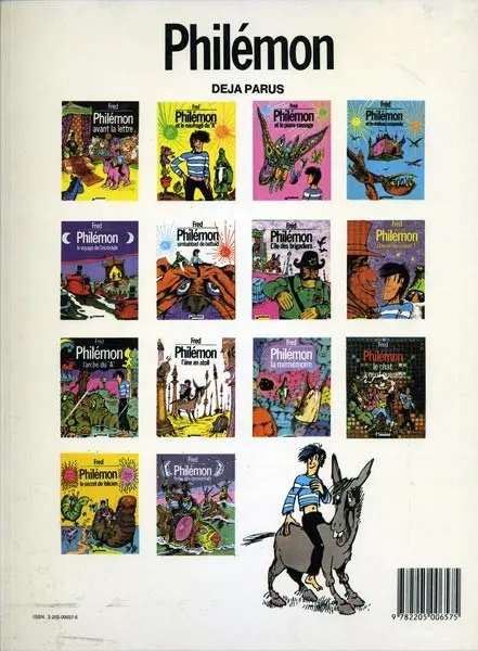 Verso de l'album Philémon Tome 3 Philémon et le piano sauvage