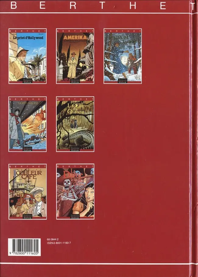 Verso de l'album Le Privé d'Hollywood Tome 1