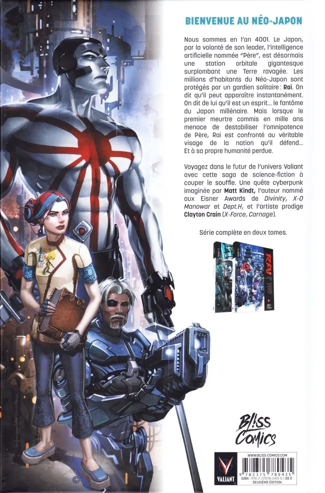 Verso de l'album Rai Tome 1