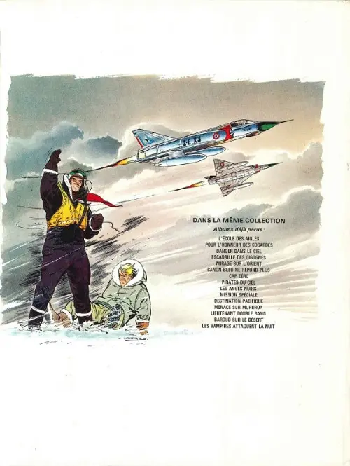 Verso de l'album Tanguy et Laverdure Tome 2 Pour l'honneur des cocardes