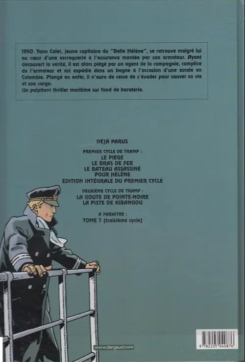 Verso de l'album Tramp Tome 1 Le piège