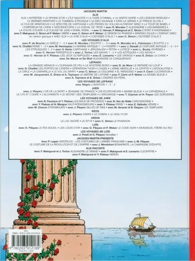 Verso de l'album Alix Tome 28 La cité engloutie