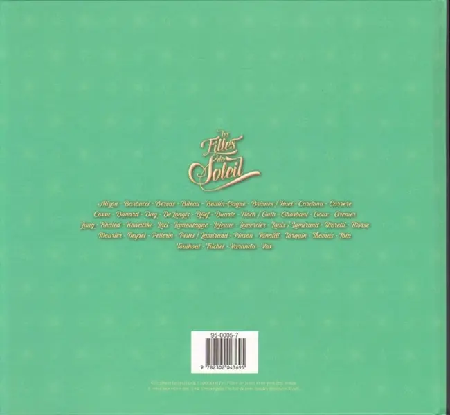 Verso de l'album Les Filles de Soleil N° 20