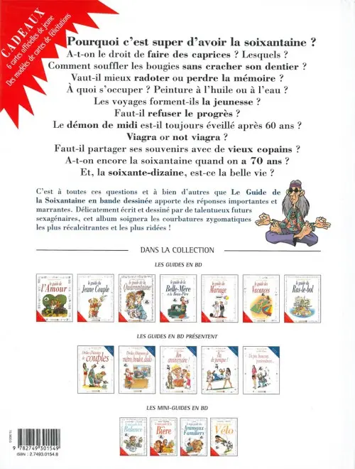 Verso de l'album Le Guide Tome 25 Le guide de la soixantaine