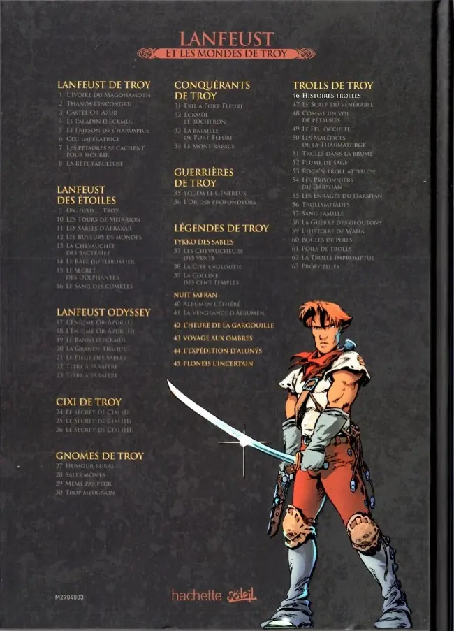 Verso de l'album Lanfeust et les mondes de Troy Tome 46 Trolls de Troy - Histoires trolles