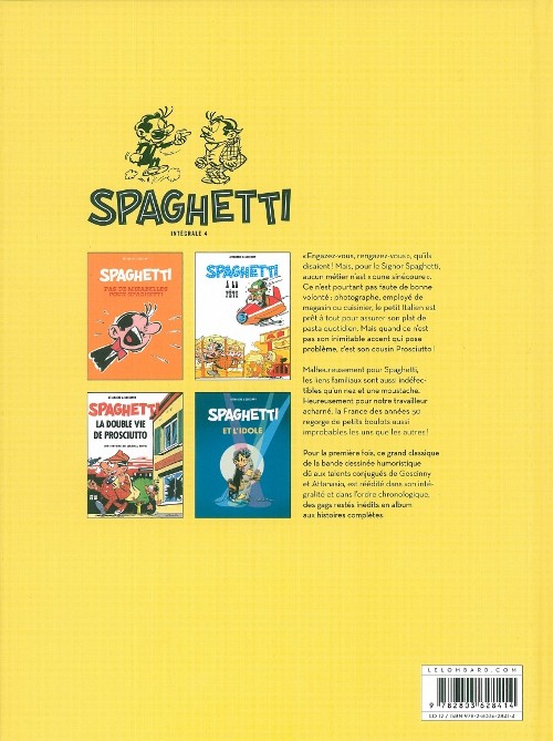 Verso de l'album Spaghetti Intégrale 4