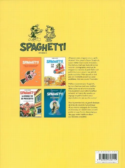 Verso de l'album Spaghetti Intégrale 4