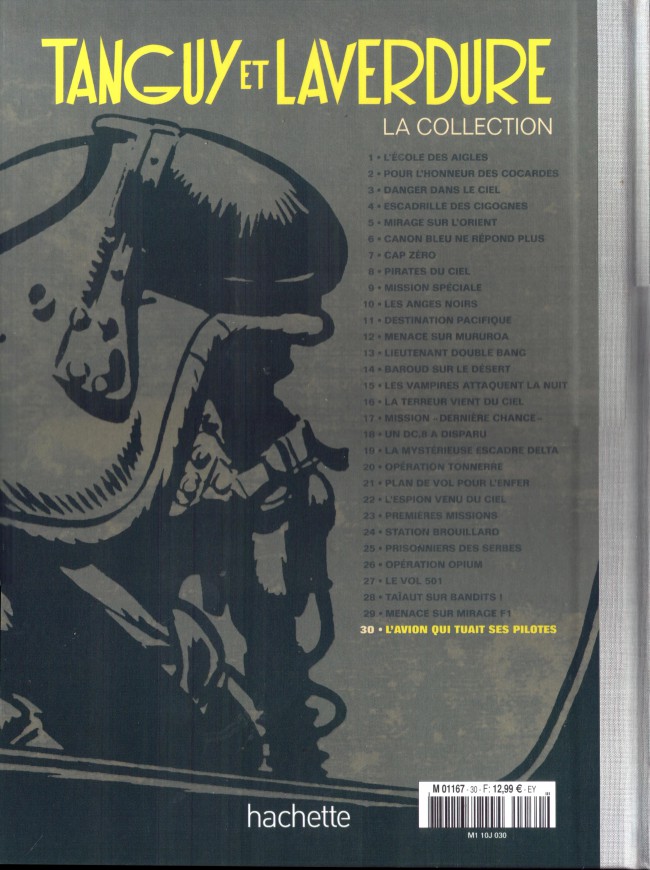 Verso de l'album Tanguy et Laverdure - La Collection Tome 30 L'avion qui tuait ses pilotes