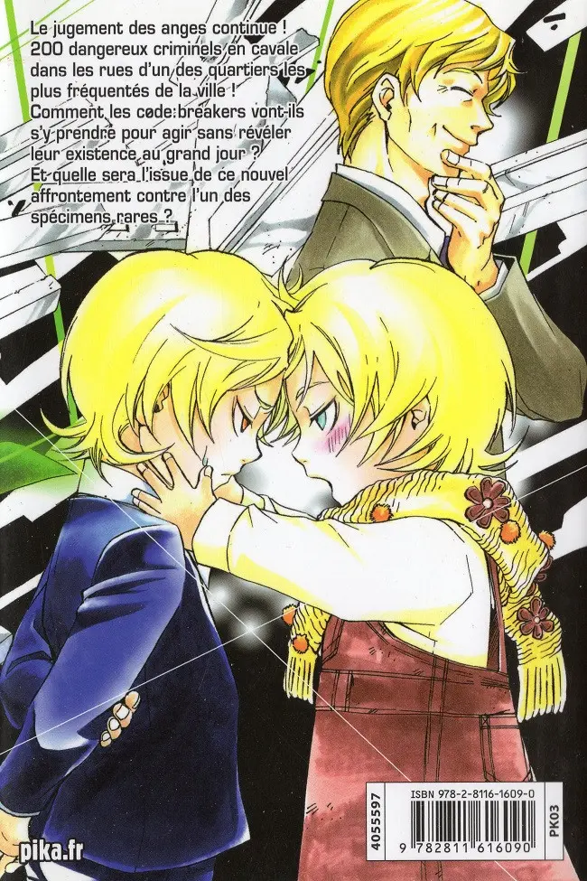 Verso de l'album Code : Breaker 23