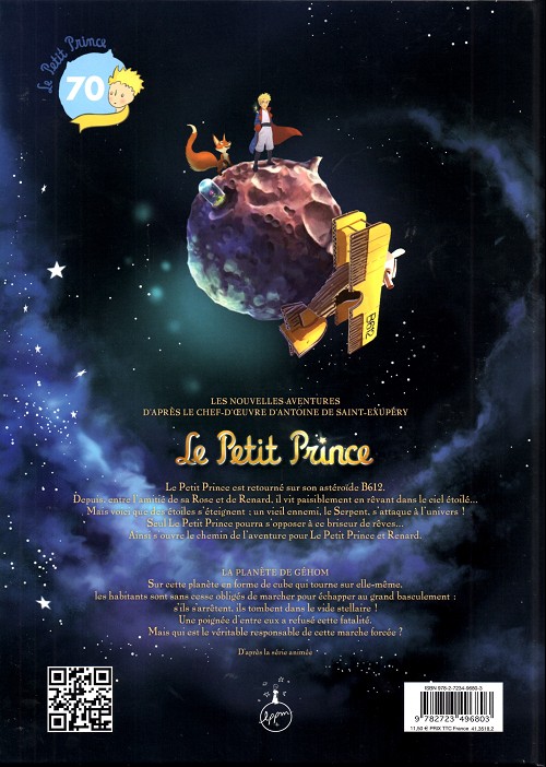Verso de l'album Le Petit Prince - Les Nouvelles Aventures Tome 16 La planète de géhom