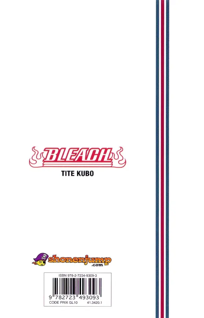 Verso de l'album Bleach Tome 54 Goodbye to Our Xcution