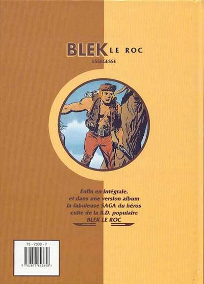 Verso de l'album Blek le roc 9