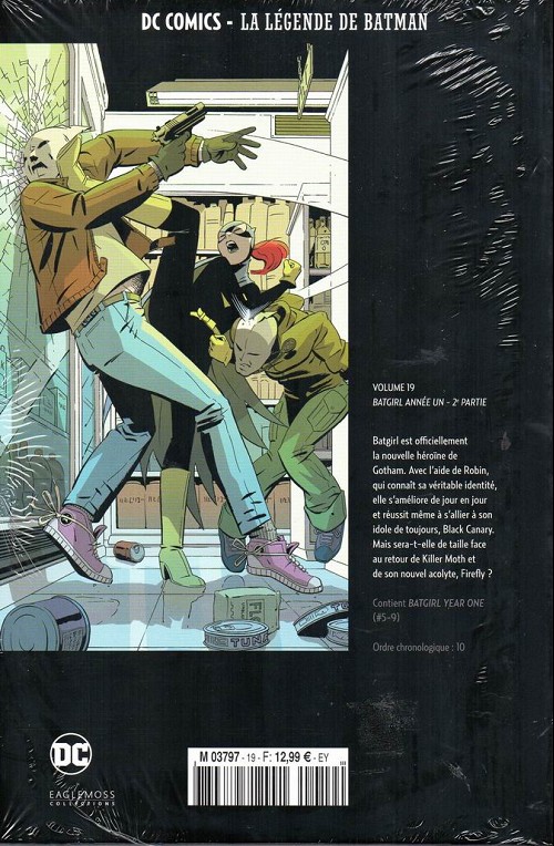 Verso de l'album DC Comics - La Légende de Batman Volume 19 Batgirl année un - 2e partie