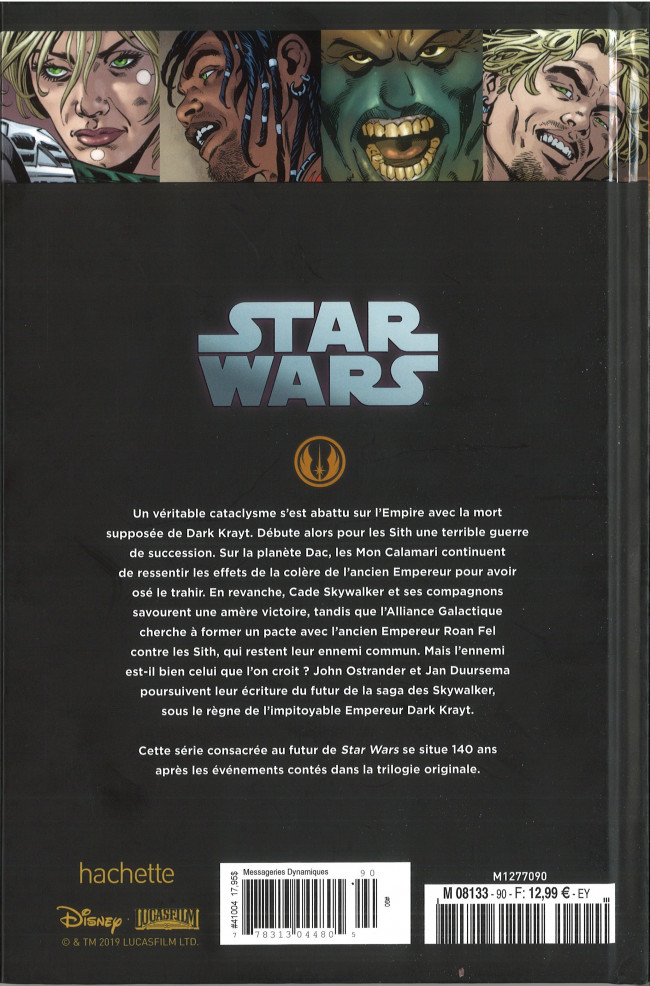 Verso de l'album Star Wars - Légendes - La Collection Tome 90 Star Wars Legacy - VII. Tatooine