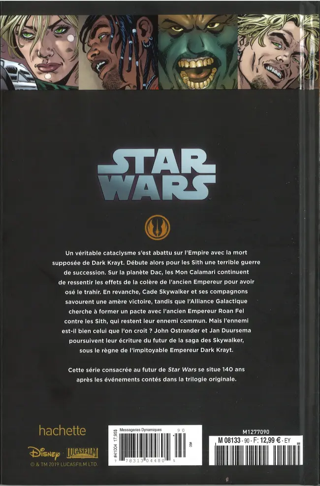 Verso de l'album Star Wars - Légendes - La Collection Tome 90 Star Wars Legacy - VII. Tatooine