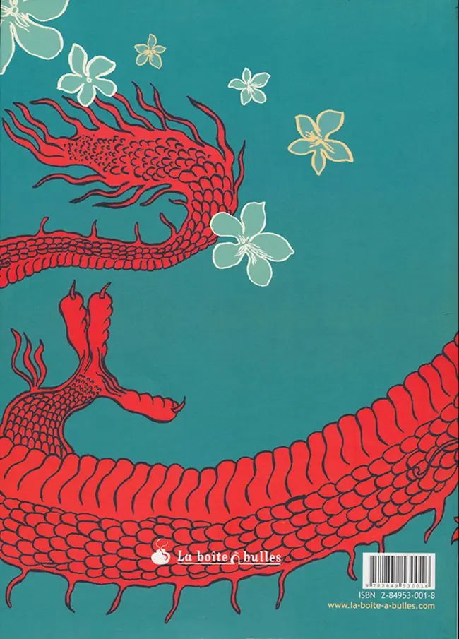 Verso de l'album Le cabinet chinois