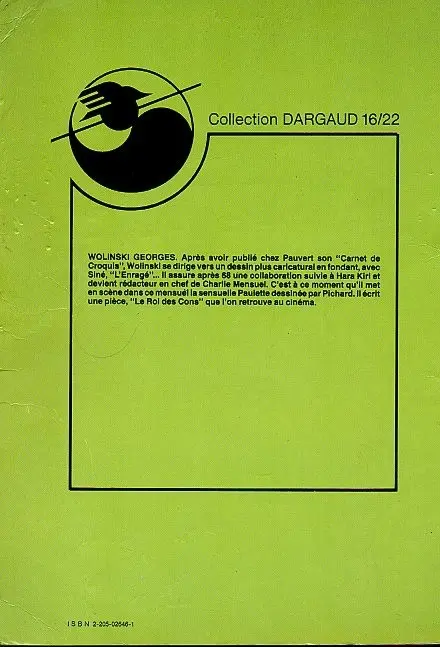 Verso de l'album Cactus Joe