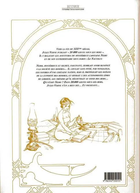 Verso de l'album Le Capitaine Nemo / Indes 1821 Chapitre Premier