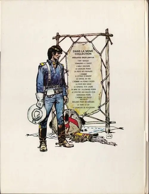 Verso de l'album Blueberry Tome 11 La mine de l'Allemand perdu