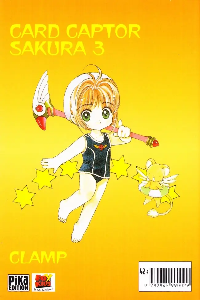 Verso de l'album Card Captor Sakura 3