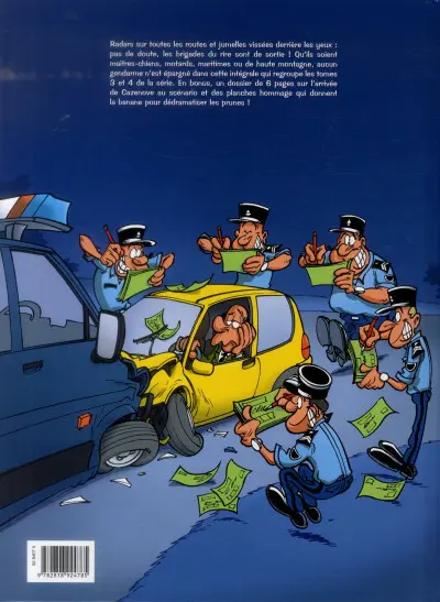 Verso de l'album Les Gendarmes Intégrale 2