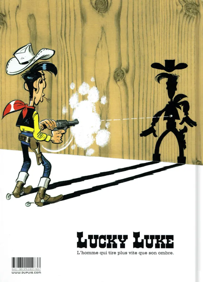 Verso de l'album Lucky Luke Tome 23 Les Dalton courent toujours