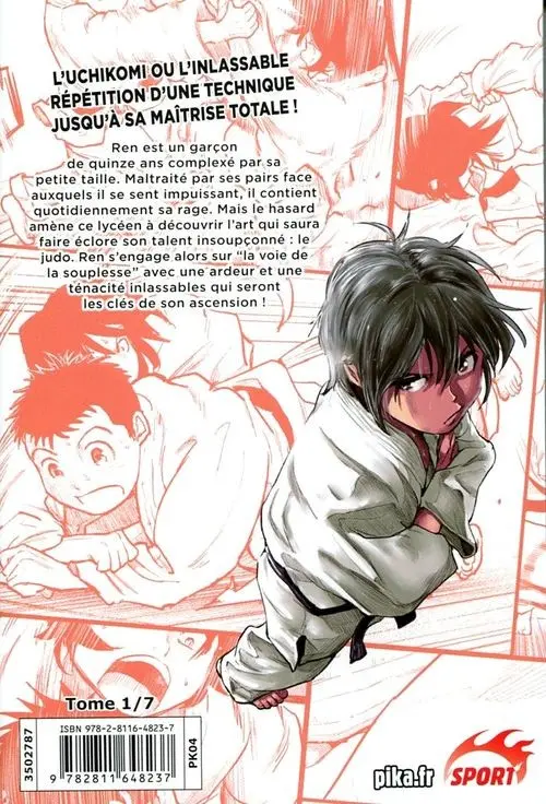 Verso de l'album Uchikomi ! : L'Esprit du Judo 1