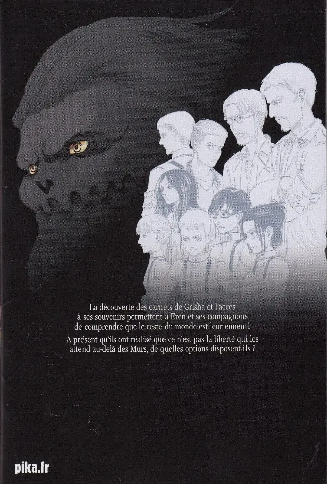Verso de l'album L'Attaque des Titans 23
