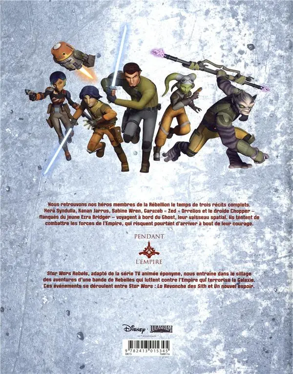 Verso de l'album Star Wars - Rebels Tome 12