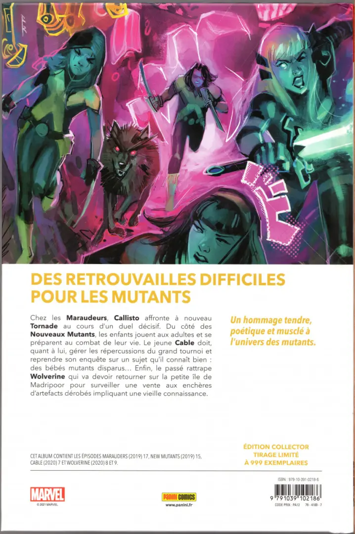 Verso de l'album Reign of X Volume 03