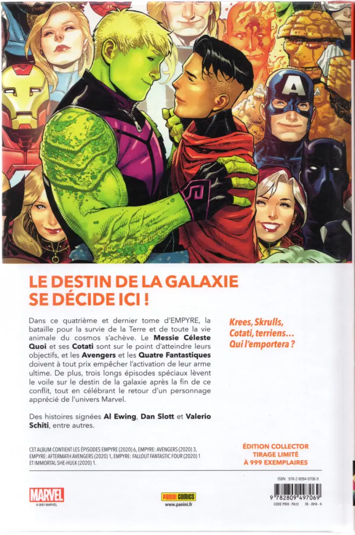 Verso de l'album Empyre Volume 4/4