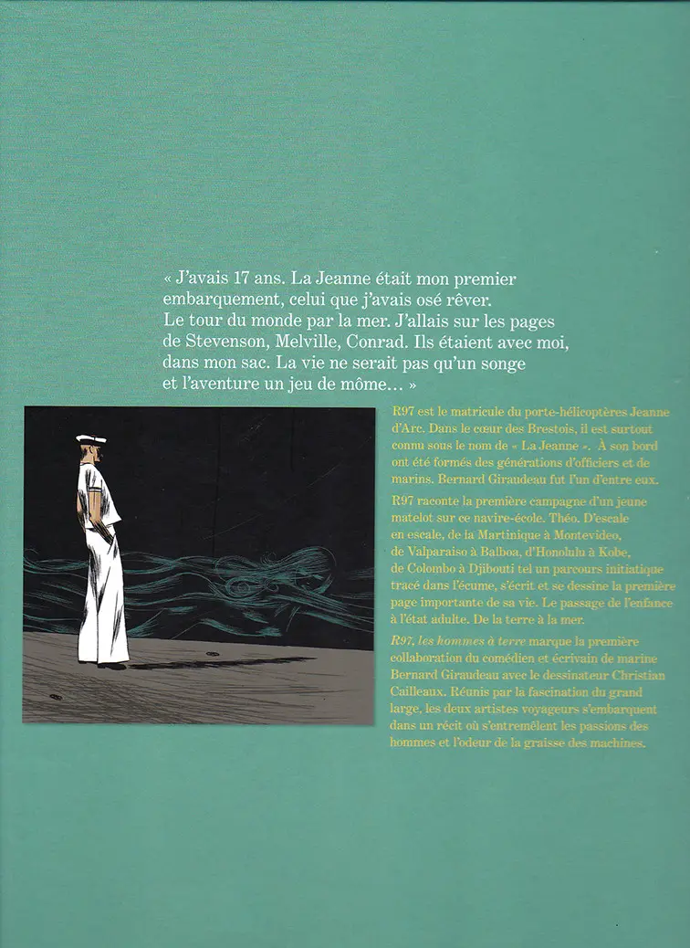 Verso de l'album R97 Les hommes à terre
