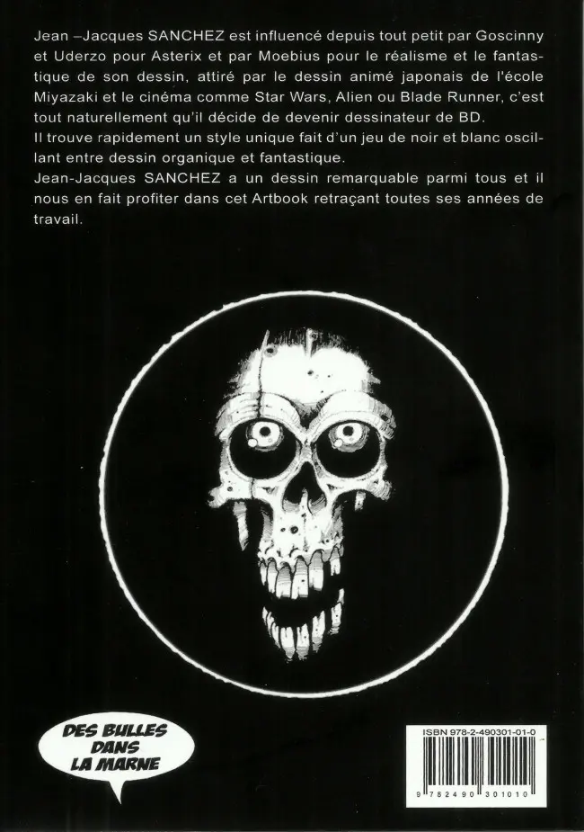 Verso de l'album Artbook Artbook by Sanchez